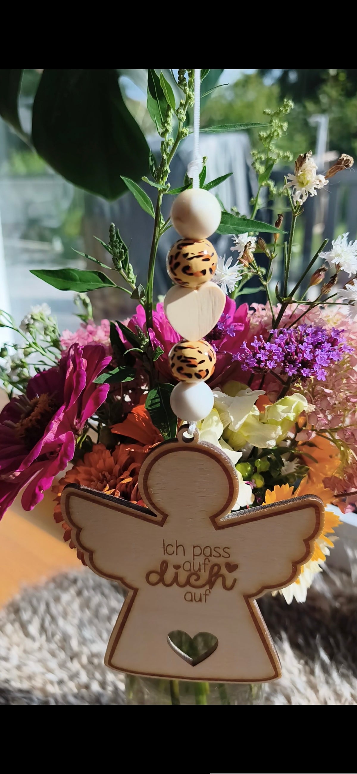 Schutzengel aus Holz – „Ich pass auf dich auf“ 🤍